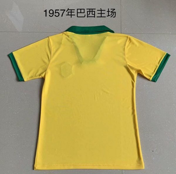 Camiseta Brasil 1957 Retro Local - detalle escudo