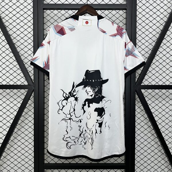 Camiseta Japón 2024 Edición Especial One Piece Ace - detalle escudo