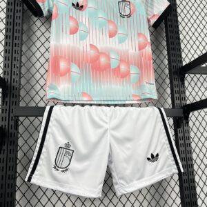 Camiseta Bélgica 2026 Local Niño - detalle escudo