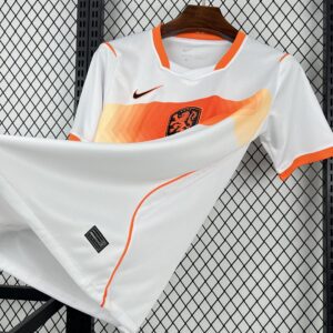 Camiseta Países Bajos 2026 Visita - detalle cuello y logo Nike