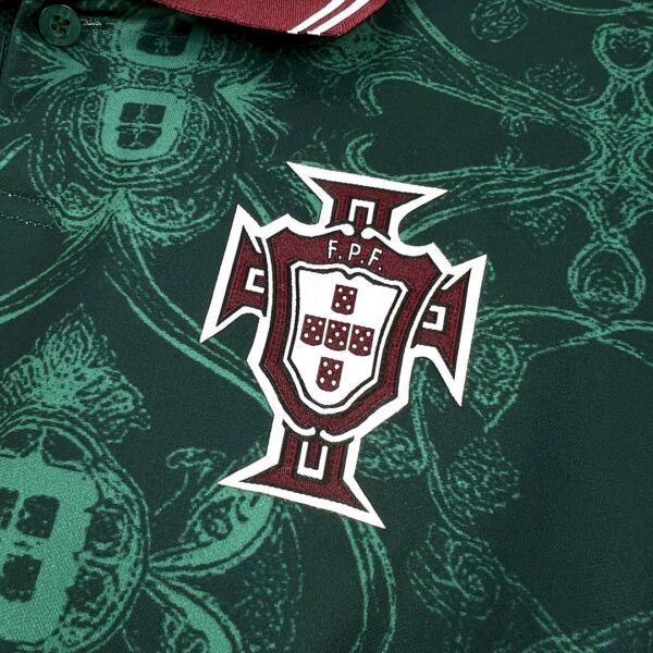 Camiseta Sudáfrica Springbok 2026 Visita - detalle patrón ornamental