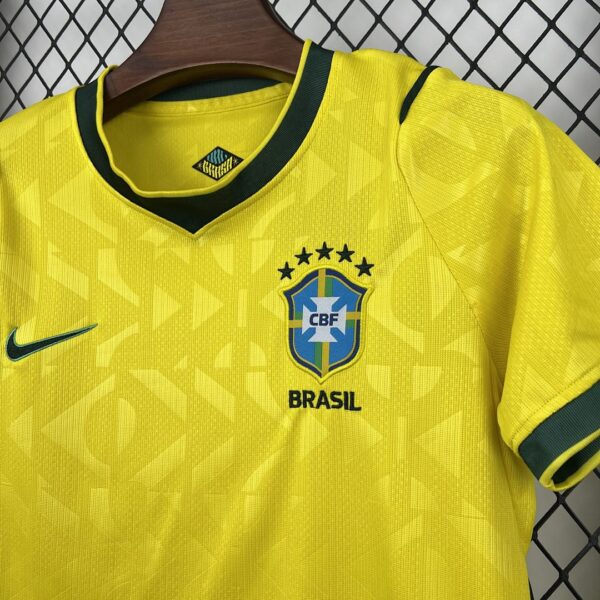 Camiseta Brasil Mundial 2026 Local - detalle del tejido