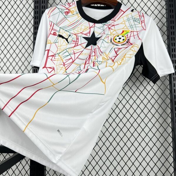 Camiseta Ghana Mundial 2026 Visita - detalle