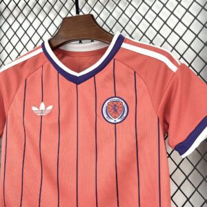 Camiseta Sudáfrica 2026 Visita Niño/a - detalle del cuello y patrón de rayas
