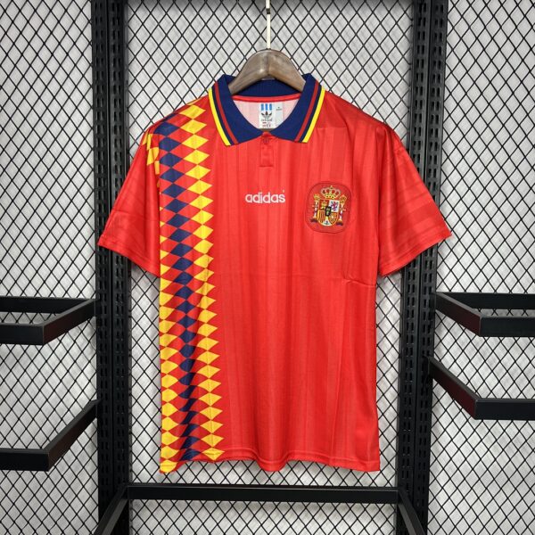 Camiseta España 1994 Local - detalle