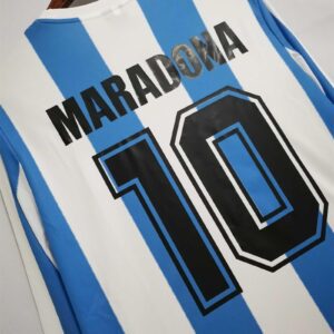 Camiseta Argentina Mundial 2026 Local Manga Larga - detalle