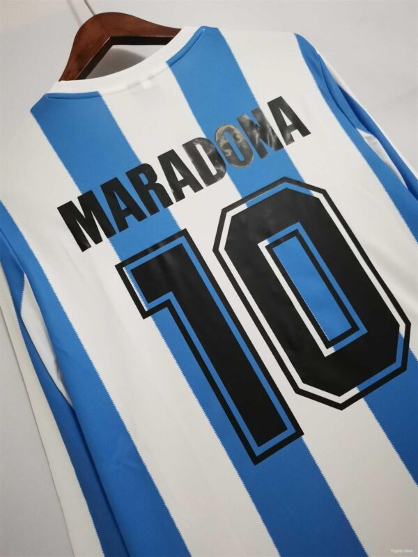 Camiseta Argentina Mundial 2026 Local Manga Larga - detalle