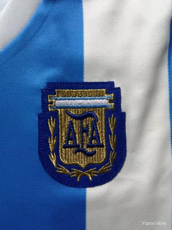 Camiseta Argentina Mundial 2026 Manga Larga Local - detalle