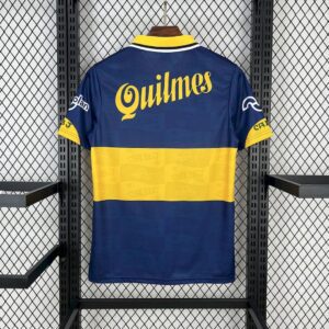 Camiseta Boca Juniors 1995/97 Retro Local Niño - detalle patrocinador Quilmes