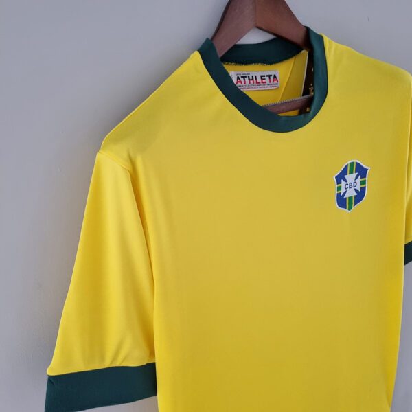 Camiseta Brasil 1970 Retro Local - detalle