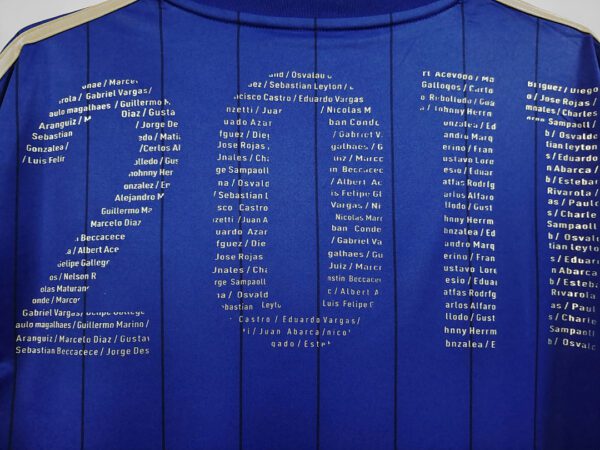 Camiseta Universidad de Chile 2021/22 Conmemorativa Manga Larga - detalle cuello