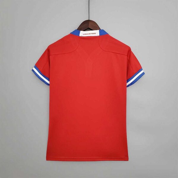 Camiseta Chile 2021 Local Mujer - detalle cuello