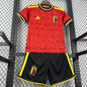 Camiseta Bélgica 2026 Local Niño - detalle
