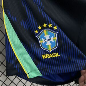 Camiseta Brasil 2026 Arquero - detalle del patrón dinámico azul