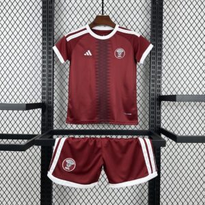 Camiseta Qatar Mundial 2026 Local Niño - detalle
