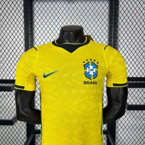 Camiseta Brasil Mundial 2026 Local Manga Larga Version Jugador - detalle