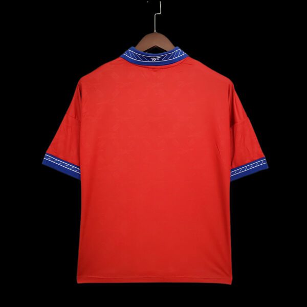 Camiseta Chile 1998 Local - detalle patrocinador Reebok