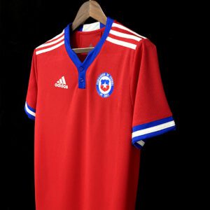 Camiseta Chile 2021/2022 Local - detalle hombro y franjas