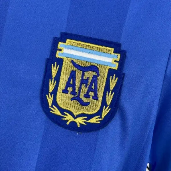 Camiseta Argentina 1986 Retro Visita - detalle