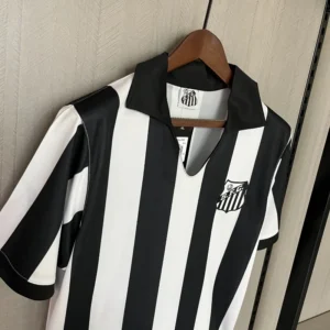 Camiseta Santos 1956 Retro Visita - detalle