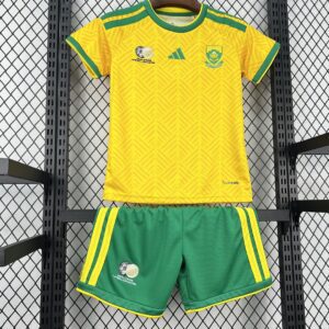 Camiseta Sudáfrica 2026 Local Niño - detalle shorts