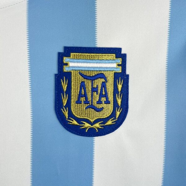 Camiseta Argentina 1986 Local - detalle