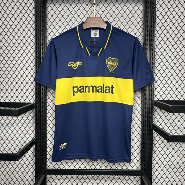Camiseta Boca Juniors 1994 Retro Local Niño - detalle