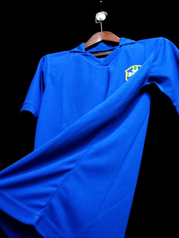 Camiseta Brasil 1957 Retro Visita - detalle