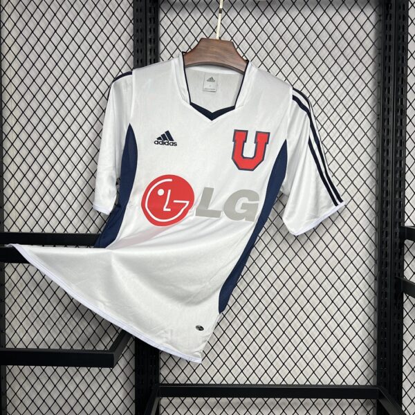 Camiseta Universidad de Chile 2003 Retro Visita - detalle costado izquierdo