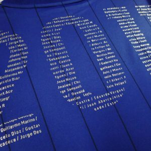 Camiseta Universidad de Chile 2021/22 Conmemorativa Manga Larga - detalle hombro