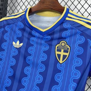 Camiseta Suecia 1992 Retro Visita - detalle