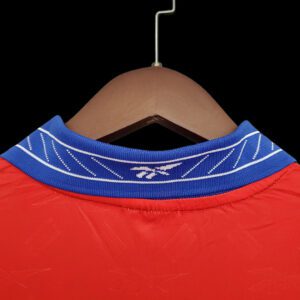 Camiseta Chile 1998 Local - detalle patrón frontal