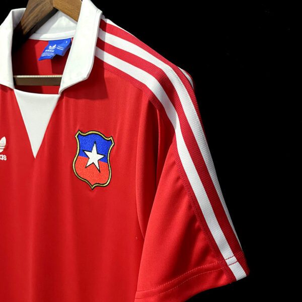 Camiseta Chile 1982 Retro Local - detalle