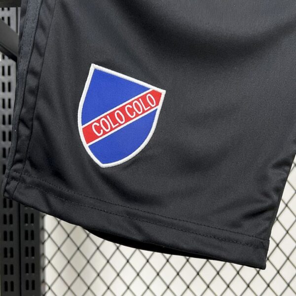 Camiseta Colo Colo 2025/26 Aniversario Negro Nino - detalle