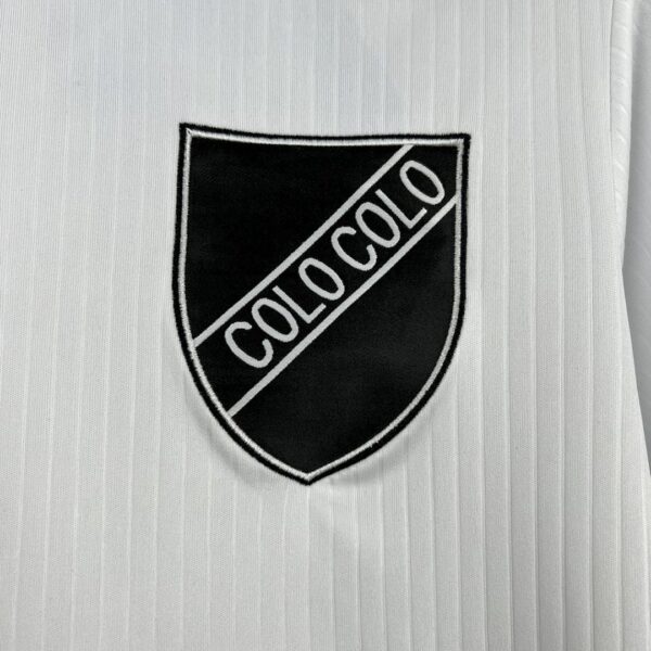 Camiseta Colo Colo 2025/26 Retro Blanca - detalle lateral