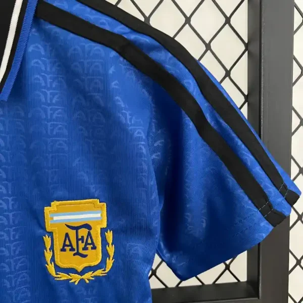 Camiseta Nino Argentina 1994 Retro Visita - detalle