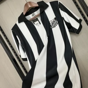 Camiseta Santos 1956 Retro Visita - detalle