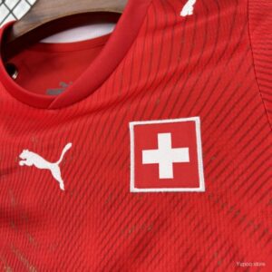 Camiseta Suiza 2026 Local - textura del tejido de la camiseta