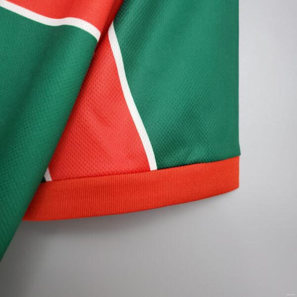 Camiseta Marruecos 2026 Local - detalle escudo y logo