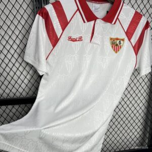 Camiseta Sevilla Local - detalle manga y hombro