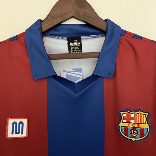 Camiseta Barcelona 1980/82 Retro Local - detalle