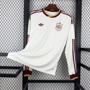 Camiseta España 2026 Visita Dellafuente Manga Larga - detalle tejido
