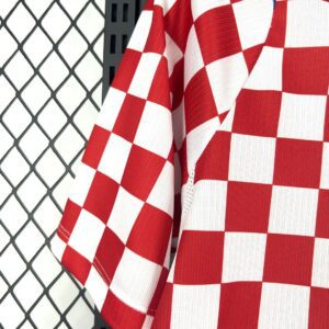 Camiseta Croacia 2026 Local Manga Larga - detalle patrón