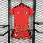 Camiseta Japón 2026 Local Niño - cuello y hombros