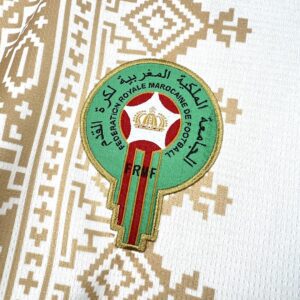 Camiseta Marruecos 2026 Visita - detalle patrón lateral