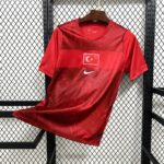 Camiseta Turquía 2026 Visita Niño - detalle del dobladillo