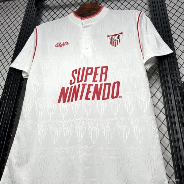 Camiseta Sevilla FC 1994 Retro Local - detalle