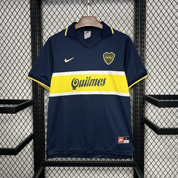Camiseta Boca Juniors 1996/97 Retro Local Niño - detalle