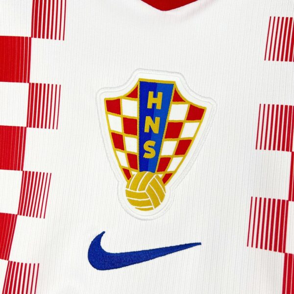 Camiseta Croacia 2026 Local Manga Larga - detalle lateral