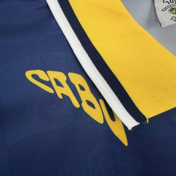 Camiseta Boca Juniors 1995/97 Retro Local Niño - detalle inferior de la tela